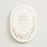 "Gorgeous" - Bridal Shower Invitations in Blushing by Itsy Belle Studio - Front