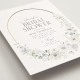 "Gorgeous" - Bridal Shower Invitations in Bluebell by Itsy Belle Studio - Detail