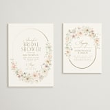 "Gorgeous" - Bridal Shower Invitations in Blushing by Itsy Belle Studio - Matching Enclosure Card