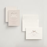 "Sweetheart" - Bridal Shower Invitations in Champagne by Paper Raven Co. - Assembled