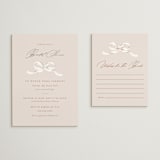 "Sweetheart" - Bridal Shower Invitations in Champagne by Paper Raven Co. - Matching Enclosure Card