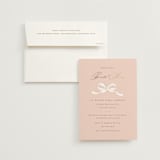 "Sweetheart" - Bridal Shower Invitations in Blush by Paper Raven Co. - Invitation with Envelope
