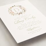 "garden monogram" - Bridal Shower Invitations in Leaf by Kristie Kern - Detail