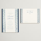 "Blue" - Bridal Shower Invitations in Cobalt by Gwen Bedat - Matching Enclosure Card