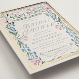 "Book Cover" - Bridal Shower Invitations in Evergreen by Petra Kern - Detail