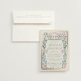 "Book Cover" - Bridal Shower Invitations in Evergreen by Petra Kern - Invitation with Envelope