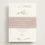 "Meadow" - Bridal Shower Invitations in Spring Mist by Erin L. Wilson - Assembled with Belly Band