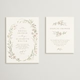 "Meadow" - Bridal Shower Invitations in Spring Mist by Erin L. Wilson - Matching Enclosure Card