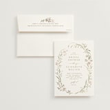 "Meadow" - Bridal Shower Invitations in Spring Mist by Erin L. Wilson - Invitation with Envelope