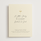 "A Little Shindig" - Bridal Shower Invitations in Champagne by mo kelley - Front