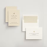 "A Little Shindig" - Bridal Shower Invitations in Champagne by mo kelley - Assembled