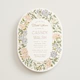 "Oval Wreath" - Bridal Shower Invitations in Neopolitan by Leah Bisch - Front
