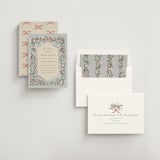 "festive garland" - Bridal Shower Invitations in Frost by Rebecca Durflinger - Assembled