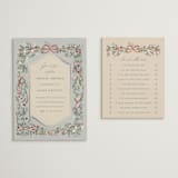 "festive garland" - Bridal Shower Invitations in Frost by Rebecca Durflinger - Matching Enclosure Card