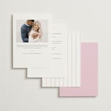 "Celebrate" - Bridal Shower Invitations in Petal by Baumbirdy - Back of Card Options