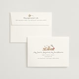 "Flowers and Ribbon" - Bridal Shower Invitations in Sugar by Leah Bisch - FREE Recipient Addressing