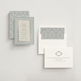"Floral Romance" - Bridal Shower Invitations in Something Blue by Gwen Bedat - Assembled