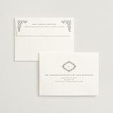 "Floral Romance" - Bridal Shower Invitations in Something Blue by Gwen Bedat - FREE Recipient Addressing