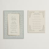 "Floral Romance" - Bridal Shower Invitations in Something Blue by Gwen Bedat - Matching Enclosure Card