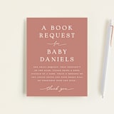 "In honor of" - Baby Shower Insert Cards in Antique by Pixel and Hank - Front