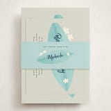 "Surf baby" - Baby Shower Insert Cards in Pebble by Adelyn T. - With Bellyband