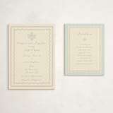 "Precious" - Baby Shower Insert Cards in Mint by Tina Faselli - With Invitation