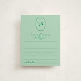 "Vintage Classic" - Baby Shower Insert Cards in Mint by Jen Ramsey - Front