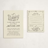 "Nesting era" - Baby Shower Insert Cards in Beetle by Creo Study - With Invitation