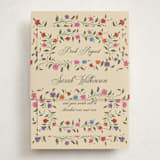 "Rotan" - Baby Shower Insert Cards in Summer by Deynaaz Daraei - With Bellyband