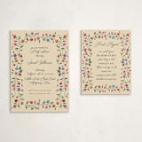 "Rotan" - Baby Shower Insert Cards in Summer by Deynaaz Daraei - With Invitation