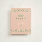 "Needlepoint" - Baby Shower Insert Cards in Grass by Claire - Front