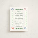 "Dilleto" - Baby Shower Insert Cards in Garden by Pati Cascino - Front