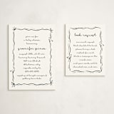 "Okarche" - Baby Shower Insert Cards in Cotton by Deynaaz Daraei - With Invitation