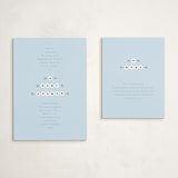 "Mom Era" - Baby Shower Insert Cards in Aqua by Baumbirdy - With Invitation