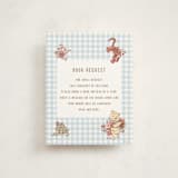 "Disney's Fun Pooh" - Baby Shower Insert Cards in Sky by Teju Reval - Front