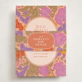 "Vintage Garden" - Baby Shower Insert Cards in Peach by Simona Camp - With Bellyband