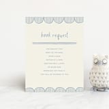 "Florence" - Baby Shower Insert Cards in Sky by Kelly Watkins - Front