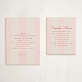 "Campania" - Baby Shower Insert Cards in Fragola by Megan Davis - With Invitation