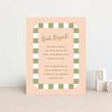 "Boardwalk" - Baby Shower Insert Cards in Peach by Baumbirdy - Front