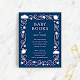 "Cloud Cover" - Baby Shower Insert Cards in Midnight by Lehan Veenker - Front