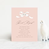 "Sweetheart" - Baby Shower Insert Cards in Blush by Paper Raven Co. - Front