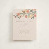 "Elephant Garden" - Baby Shower Insert Cards in Snapdragon by Joanna Griffin - Front