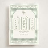 "Lily" - Baby Shower Insert Cards in Lilypad by Leah Bisch - With Bellyband