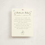 "Somebunny Special Storybook" - Baby Shower Insert Cards in Grass by Holton Art and Design - Front