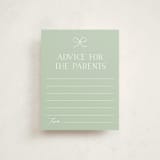 "Sweet Child" - Baby Shower Insert Cards in Blush by Paper Raven Co. - Front