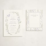 "Lottie" - Baby Shower Insert Cards in Lilac by Erin L. Wilson - With Invitation