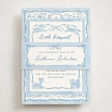 "Folk woodland" - Baby Shower Insert Cards in Sky by Creo Study - With Bellyband