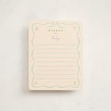 "petite corners" - Baby Shower Insert Cards in Seafoam by Jennifer Wick - Front