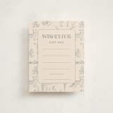 "Forest Toile" - Baby Shower Insert Cards in Bamboo by Teju Reval - Front