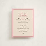 "Very Berry" - Baby Shower Insert Cards in Berry by letterfix - Front